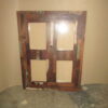 k64-60275 indian furniture four hole quad reclaimed photo frame multi frame