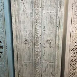 k76 2115 indian furniture tall old door cabinet front
