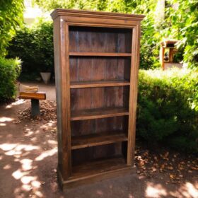 kh27 196 indian furniture large teak bookcase main