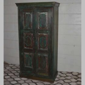 KH23 KH 165 indian furniture tall storage cabinet shabby factory