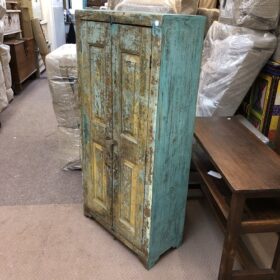 kh24 13 c indian furniture shabby yellow & blue unit right