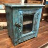 kh24 31 j indian furniture mini glass cabinet blue main