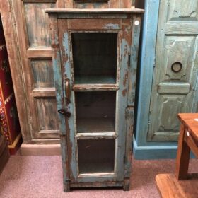 kh24 36 b indian furniture slim glass cabinet front