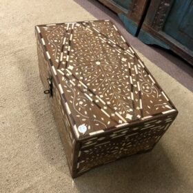 k80 8041 indian furniture inlaid storage box top