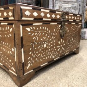 k80 8041 indian furniture inlaid storage box left