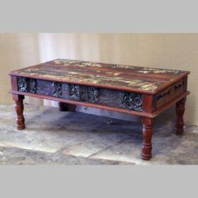 k81 8048 8049 8100 indian furniture medium carved edge table factory