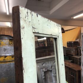 k81 7974 b indian furniture slim green mirror fixings left