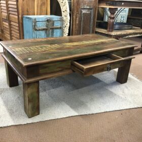 k81 8029 b indian furniture coffee tables 1 drawer open
