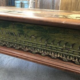 k81 8048 indian furniture medium carved edge table details