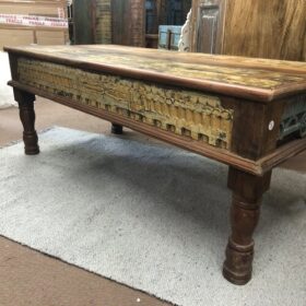 k81 8048 indian furniture medium carved edge table back