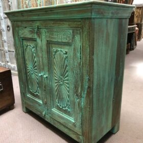 k81 8065 indian furniture charming green cabinet right