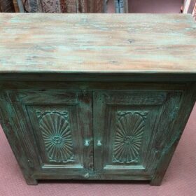 k81 8065 indian furniture charming green cabinet top