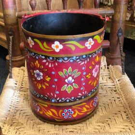 k81 8300 red indian accessory gift hand painted bins back