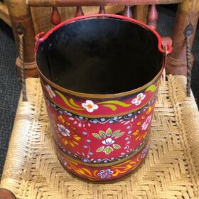 k81 8300 red indian accessory gift hand painted bins inside