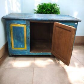 kh27 18 indian furniture upcycled cabinet trunk open front