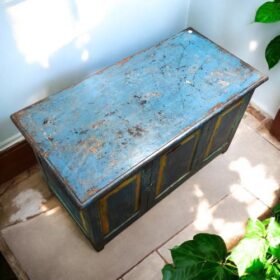 kh27 18 indian furniture upcycled cabinet trunk top