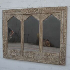 kh26 48 indian furniture majestic 3 arch mirror factory