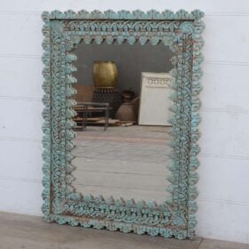 kh26 83 indian furniture hand carved mirror factory