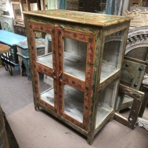kh26 14 indian furniture painted glass cabinet right