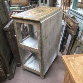 kh26 14 indian furniture painted glass cabinet back