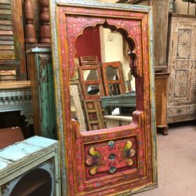 kh26 15 indian furniture stunning painted mirror left