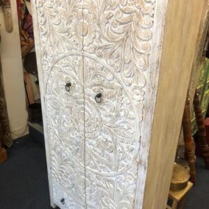 kh26 2 indian furniture hand carved cabinet right