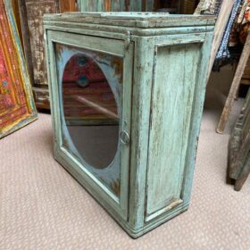 kh26 58 indian furniture vintage wall cabinet right