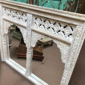 kh26 8 indian furniture double arched mirror right