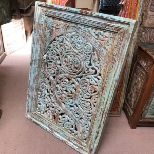kh26 81 indian furniture carved panel 76 x 108cm right
