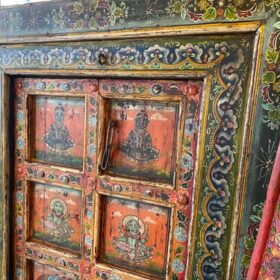 kh26 26 indian furniture vintage wooden door right