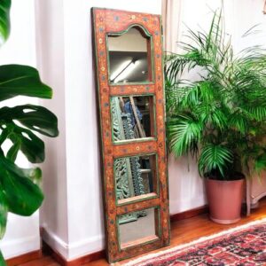 kh26 32 indian furniture hand painted tall mirror main