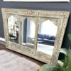 kh26 48 indian furniture majestic 3 arch mirror main square