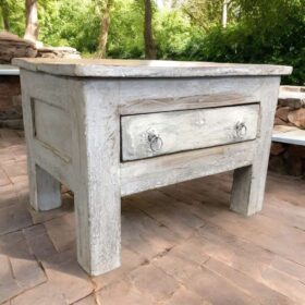 kh26 65 indian furniture shabby little table left