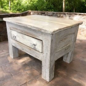 kh26 65 indian furniture shabby little table top