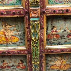 kh26 73 indian furniture stunning reclaimed door paintings