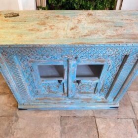 kh26 75 indian furniture unique blue sideboard top