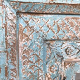 kh26 75 indian furniture unique blue sideboard close