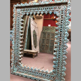 kh26 83 indian furniture hand carved mirror right