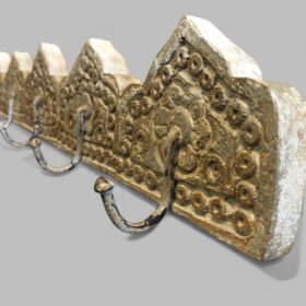 kh26 9 d indian accessory gift carved wall hooks angle