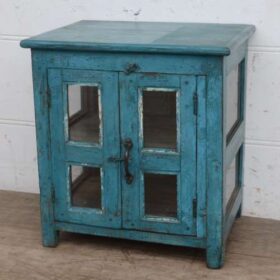 kh27 42 indian furniture jodhpur blue cabinet factory