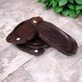 kh26 60 indian accessory gift oval wooden tray collection together