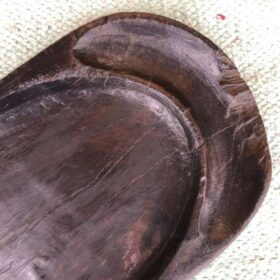 kh26 60 indian accessory gift oval wooden tray a close