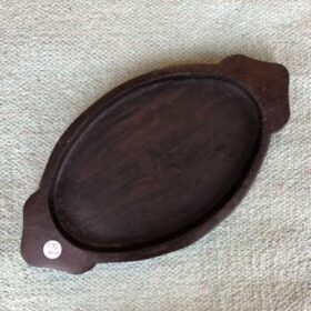 kh26 60 indian accessory gift oval wooden tray b