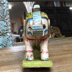 kh26 79 indian accessory gift cute rocking elephant forwards