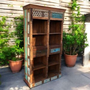 kh27 122 indian furniture double nishan bookcase main