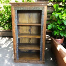 kh27 141 indian furniture stunning large bookcase front