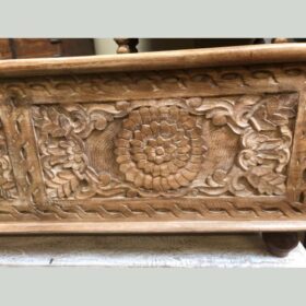 kh27 126 a indian furniture decorative carved trunk details