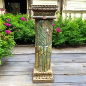 kh27 180 b indian furniture handcrafted stand back