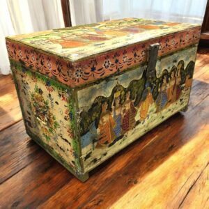 kh27 208 a indian furniture hand painted vintage box main