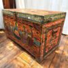 kh27 208 b indian furniture hand painted vintage trunk main